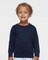 Rabbit Skins® Toddler Classic Crewneck Long Sleeve Fleece Sweatshirt